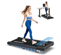 CHAOKE Tapis Roulant sous Bureau Haute Performance - Inclinaison 9%, 150 kg de capacité, 12 HIIT, télécommande
