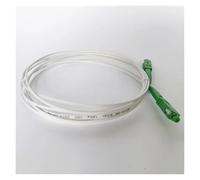 CHAOMIN Câble de dérivation à fibre optique monomode SC/APC vers SC/APC - Rallonge intérieure de 2 M/3 M for une communication fiable(White,200cm SC/apc)