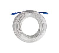 CHAOMIN Câble de dérivation intérieur à fibre optique monomode, 1 noyau, 2 fils d'acier, SC UPC/LC UPC, cavalier simplex 500 m/600 m(Black,LC UPC 500m)