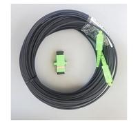 CHAOMIN Cordon de raccordement à fibre optique SC/APC monomode - Câble de dérivation intérieur de 10 à 60 m for communication à grande vitesse(60M)