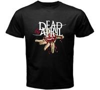 CHAOOFANG Dead by April Logo Men's Black T-Shirt Black Men T-Shirt