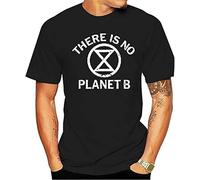 CHAOOFANG Extinction Rebellion T Shirt There is No Planet B Apparel T Shirt_33 Black
