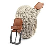 CHAOREN Ceinture Tressée Elastique, Ceintures Tissu Élastique Extensible pour Hommes et Femmes 35mm