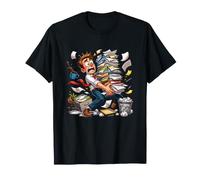 Chaos au Bureau Date Limite pour Les formalités administratives Stress au Travail T-Shirt