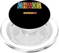 Chaos Coordinator Crayon amusant Couleurs vives PopSockets PopGrip pour MagSafe