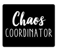 Chaos Coordinator Tapis de souris antidérapant pour jeux vidéo 23,9 x 20,1 cm