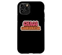 Chaos Coordinator Teacher d'école Maternelle pour Femme Coque pour iPhone 11 Pro