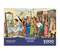 Chaos dans la Cabine de l'atelier de Sartre Puzzle en Bois Imperméable DIY Puzzles De 1000 Pièces pour Adultes Défi Et Casse-tête Jeux Éducatifs