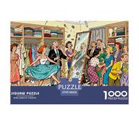 Chaos dans la Cabine de l'atelier de Sartre Puzzle en Bois Imperméable Puzzles De 1000 Pièces pour Adultes Cadeaux Impossible Jeux Éducatifs