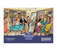 Chaos dans la Cabine de l'atelier de Sartre Puzzle en Bois Imperméable Puzzles De 1000 Pièces pour Adultes Impossible Jeux Éducatifs