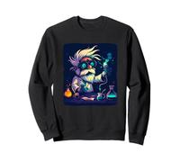 Chaos dans Le Laboratoire avec Un Style de Scientifique Fou farfelu Sweatshirt