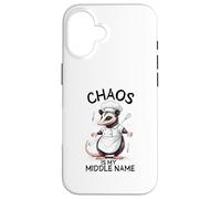 Chaos est Mon deuxième prénom - Funny Possum Coque pour iPhone 16