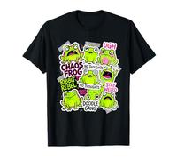 Chaos Frog Doodle Grunge Meme Frog Energy T-Shirt