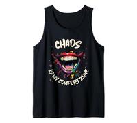 Chaos is My Comfort Zone (déclaration Amusante et Graphique de Clown) Débardeur