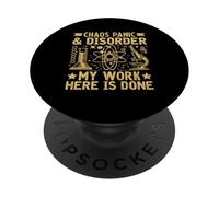 Chaos Panic and Disorder My Work Here is Done Physicien PopSockets PopGrip Adhésif