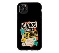 Chaos with A Calendar Humour Agenda Coque pour iPhone 11 Pro Max