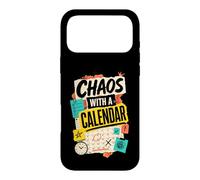 Chaos with A Calendar Humour Agenda Coque pour iPhone 17 Pro Max