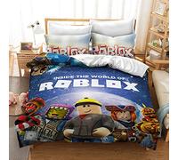 CHAOSE Ensemble De Housse De Couette King Bedding - Game Ensemble De Couette en Microfibre 3 Pièces Housse De Couette Et 2 Taies d'oreiller (Modèle 01,200x200cm(1.5M/1.8MBed))