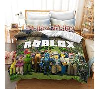 CHAOSE Ensemble De Housse De Couette King Bedding - Game Ensemble De Couette en Microfibre 3 Pièces Housse De Couette Et 2 Taies d'oreiller (Modèle 02,220x240cm(1.8M/2MBed))