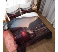 Chaose-Ukb Need For Speed Race Housse De Couette Cadeau Unique Parure De Lit De Noël Infroissable Léger Durable + 2 Taies D'oreiller
