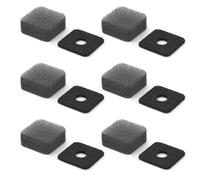 CHAOTEMAI Lot De 6 Bonnette Micro Mic Wind Muff Remplacement Housse Protection Microphone Mic Coupe Vent Réduction Bruit Coton Accessoires pour Appareil Photo pour Insta 360 X3/X4 Tir en Extérieur