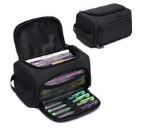 CHAOTEMAI Trousse Scolaire 21cm*12cm*10cm Trousse Maquillage Trousse Scolaire pour Enfant Fourniture Scolaire Grand Capacité Aesthetic Trousse Compartiment pour Garcon et Fille Ado College