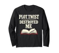 Chaotic Book Lover Lecteur sans charnière Dark Academia Humour Manche Longue