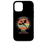 Chaotic Evil Where The XP Comes Vintage D20 Dragon RPG Gamer Coque pour iPhone 12/12 Pro