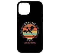 Chaotic Evil Where The XP Comes Vintage D20 Dragon RPG Gamer Coque pour iPhone 12 Mini