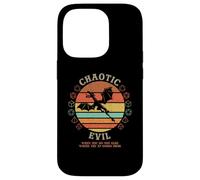 Chaotic Evil Where The XP Comes Vintage D20 Dragon RPG Gamer Coque pour iPhone 14 Pro