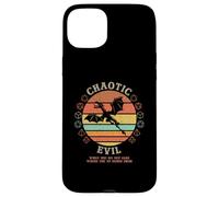 Chaotic Evil Where The XP Comes Vintage D20 Dragon RPG Gamer Coque pour iPhone 15 Plus