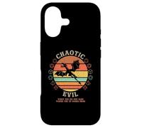 Chaotic Evil Where The XP Comes Vintage D20 Dragon RPG Gamer Coque pour iPhone 17