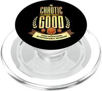 Chaotic Good D20 Jeu de rôle d'alignement RPG TTRPG PopSockets PopGrip pour MagSafe