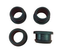CHAOUYYZ 1/2Pcs 5Pcs 4.5-50.6Mm Silicrubber Snap-On Grommet Hole Plugs End Caps Bung Wire Cable Protect Bush/Black/8.5Mm(Bore 6Mm)-5Pcs