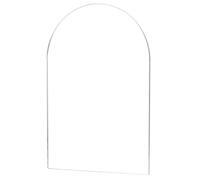 CHAOUYYZ 10-50Pcs Blank Clear Arch Acrylic Wsign Place Card 1/2/3.0Mm Diy Signature Drink Bar Sign Eventsparties Centerpieces Decor/10.2 * 15.2 * 0.1Cm/30Pcs