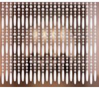 CHAOUYYZ 100/200 Cm Bead Curtain En Cristal Acrylique Plastique Mode, Rideau de Décoration Intérieure Pour Salon, Cloisonnement de Porte, 1 Pièce/Thickness 2.2Mm/27 Sts 100Cm