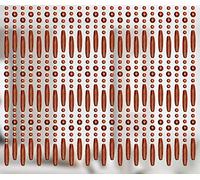 CHAOUYYZ 100/200 Cm Bead Curtain En Cristal Acrylique Plastique Mode, Rideau de Décoration Intérieure Pour Salon, Cloisonnement de Porte, 1 Pièce/Brown/27 Sts 200Cm