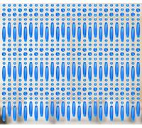 CHAOUYYZ 100/200 Cm Bead Curtain En Cristal Acrylique Plastique Mode, Rideau de Décoration Intérieure Pour Salon, Cloisonnement de Porte, 1 Pièce/Thickness 2.7Mm/27 Sts 100Cm