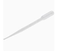 CHAOUYYZ 100 Pipette Pasteur Sterili, Cannuccia Di Plastica, Contagocce Sterili in Ldpe, Facili da Strappare, Confezionate Singolarmente 1 Ml/2 Ml/3,0 Ml/5 Ml/10 Ml 100 Pezzi/Confezione/1Ml