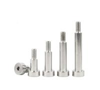 CHAOUYYZ 10Pcs/Lot,M3/M4 M5 M6 Ss 304 Hex Hexagon Socket Cap Head Shoulder Roller Beascrew Bolt High Tensile/20Mm/D8-M6