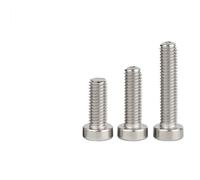 CHAOUYYZ 3 À 50 Pièces M2/M2,5/M3/M4/M5/M6/M8/M10, Acier Inoxydable 304 A2-70 Vis À Tête Cylindrique Allen À Six Pans Creux Din7984, Fine, Basse Et Courte/Stainless Steel 304/25Mm_M8 5Pcs