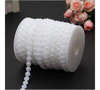 CHAOUYYZ 30M 10Mm Blanc, Transparent Perles Octagonales Acrylique Décde Fête de Mariage Decoratio Diamant Cristal Guirlande Suspendue Lumières Rideau/Abs Pearl