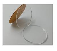 CHAOUYYZ 30Mm-200Mm Clear Acrylic Disc Gaming Miniatures Plastic Round Bases For Wargames Figure 5-40Pcs/190Mm 5Pcs