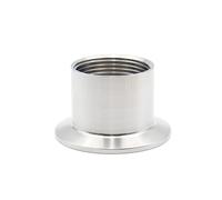 CHAOUYYZ Adaptateur Filetage Femelle Bsp Ss304, Embout En Acier Inoxydable, Adaptateur Tri Clamp 1/2", Dn15", Dn20", Dn25", Dn32", Dn40/ Color/Dn15 Ferrule25.4Mm