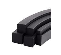 CHAOUYYZ Bande D'Étanchéité Rectangulaire En Caoutchouc Nitrile Noir Résistant À L'Huile, Néoprène. Bande/Thick*Width 20Mm*25Mm/1M