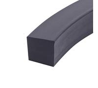 CHAOUYYZ Bande D'Étanchéité Rectangulaire En Nbr, Pour Joints Marins, Bande En Caoutchouc Nitrile Noir Solide Résistant À L'Huile, Bande En Caoutchouc Néoprène/14Mm*14Mm/1M