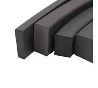 CHAOUYYZ Bande D'Étanchéité Rectangulaire En Nbr Pour Joints Marins : Bande En Caoutchouc Nitrile Noir Solide Résistante À L'Huile/20Mm*60Mm/1M