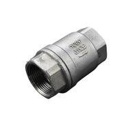 CHAOUYYZ Clapetretour Vertical Unidirectionnel En Acier Inoxydable 201/304/316, 1/4", 3/8", 1/2", 3/4", 1", 2"-4", Bspt Femelle, À Joint Rigide Ou Souple./Dn32 1.25 Inch Bsp/Ss316