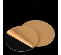 CHAOUYYZ Plaque Circulaire En Acrylique, Plaque Circulaire En Acrylique Hautement Transparente, Plaque Circulaire Transparente En Verre Organique, Découpe D, 1 À 5 Pièces/Dia300*8Mm 1Pc