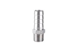 CHAOUYYZ Raccord de Tuyau Fileté Mâle Ss 304 3/4" 1" 1-1/4" Bsp X 8 Mm-40 Mm Cannelé, Connecteur Pagode/Color/Dn25*19Mm